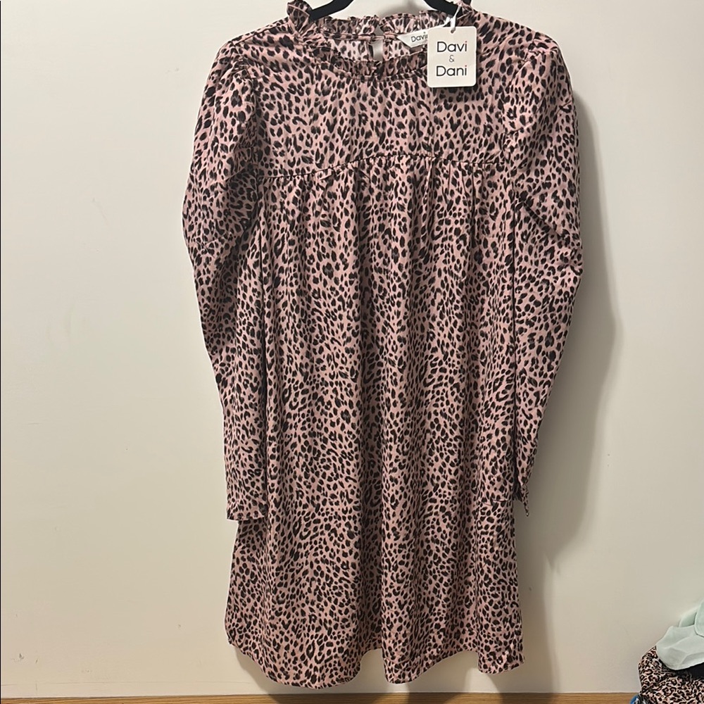 DAVI & DANI Pink and Black Dress